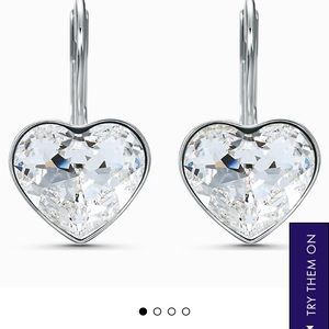 Swarovski Bella Heart Earrings